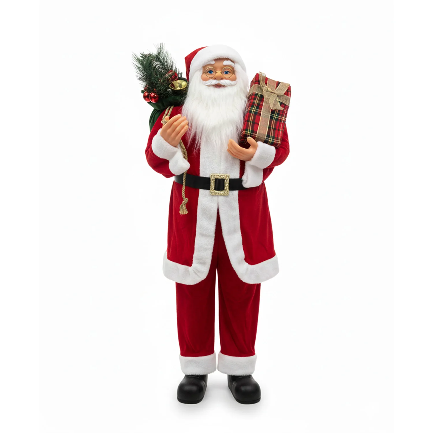 Image of Decoro Natalizio Babbo Natale – Stile Classico Perfetto per Ingresso Soggiorno