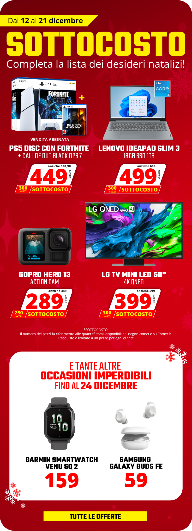 Volantino Natale Sottocosto