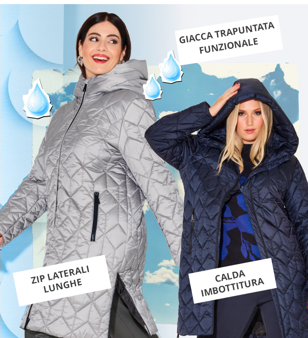 Cappotto trapuntato, funzionale e idrorepellente HYPRAR con cappuccio