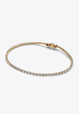 Pandora Era 14k Gold Lab-grown Diamond Tennis Bracelet