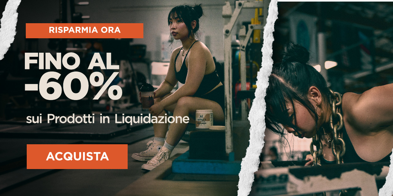 60% di sconto sui prodotti in liquidazione