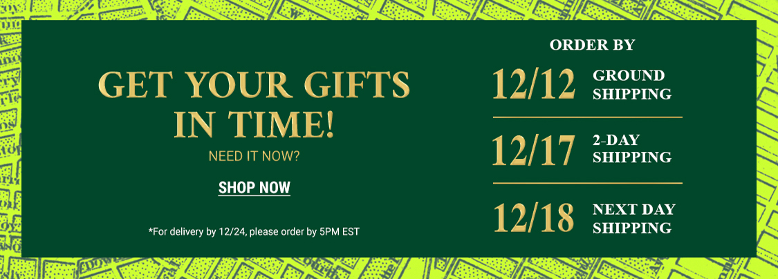 Get your gifts in time