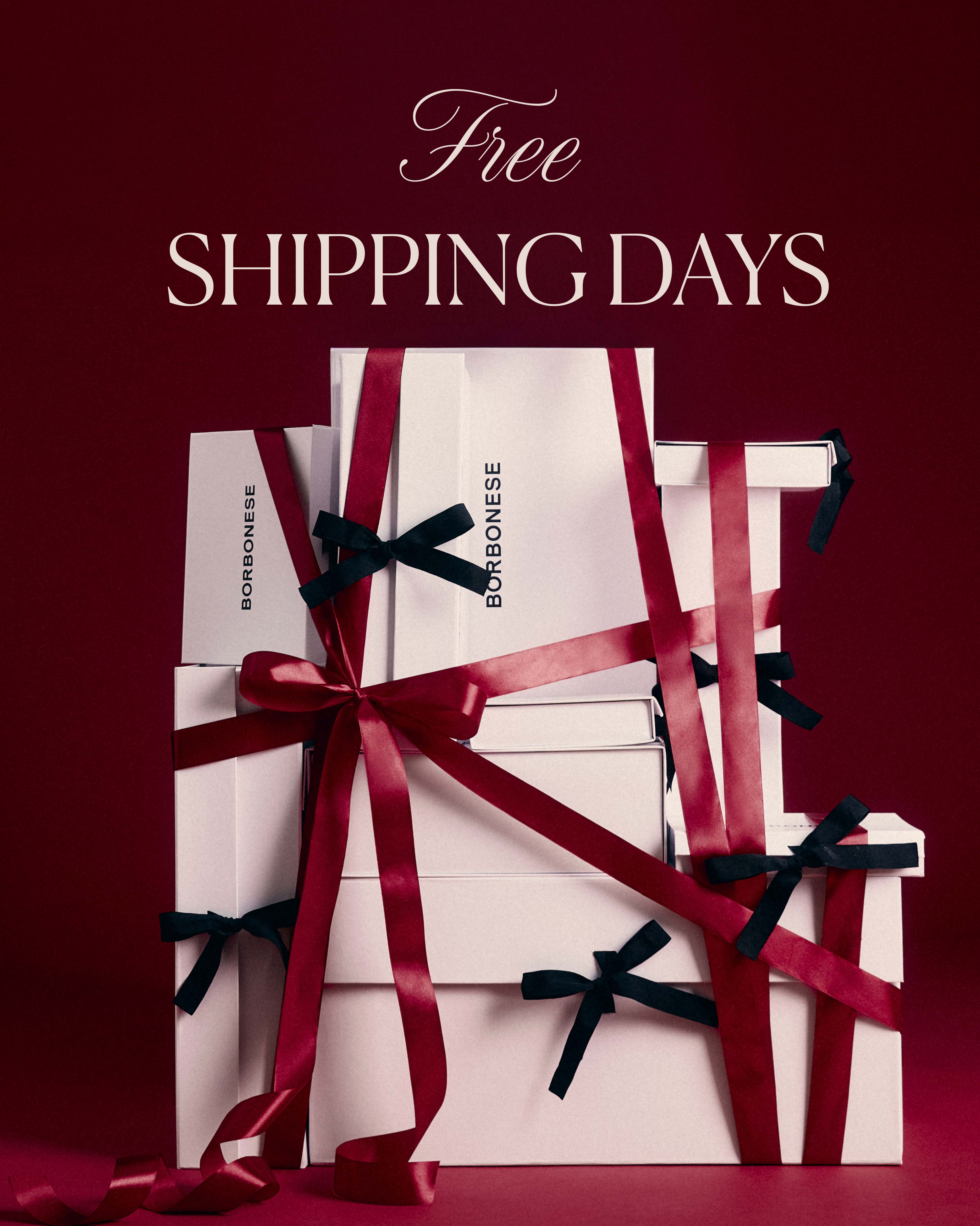 Borbonese - Free Shipping Days