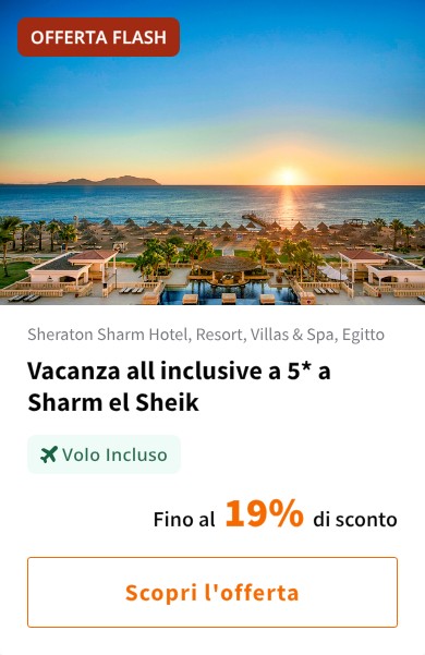 Vacanza all inclusive a 5* a Sharm el Sheik