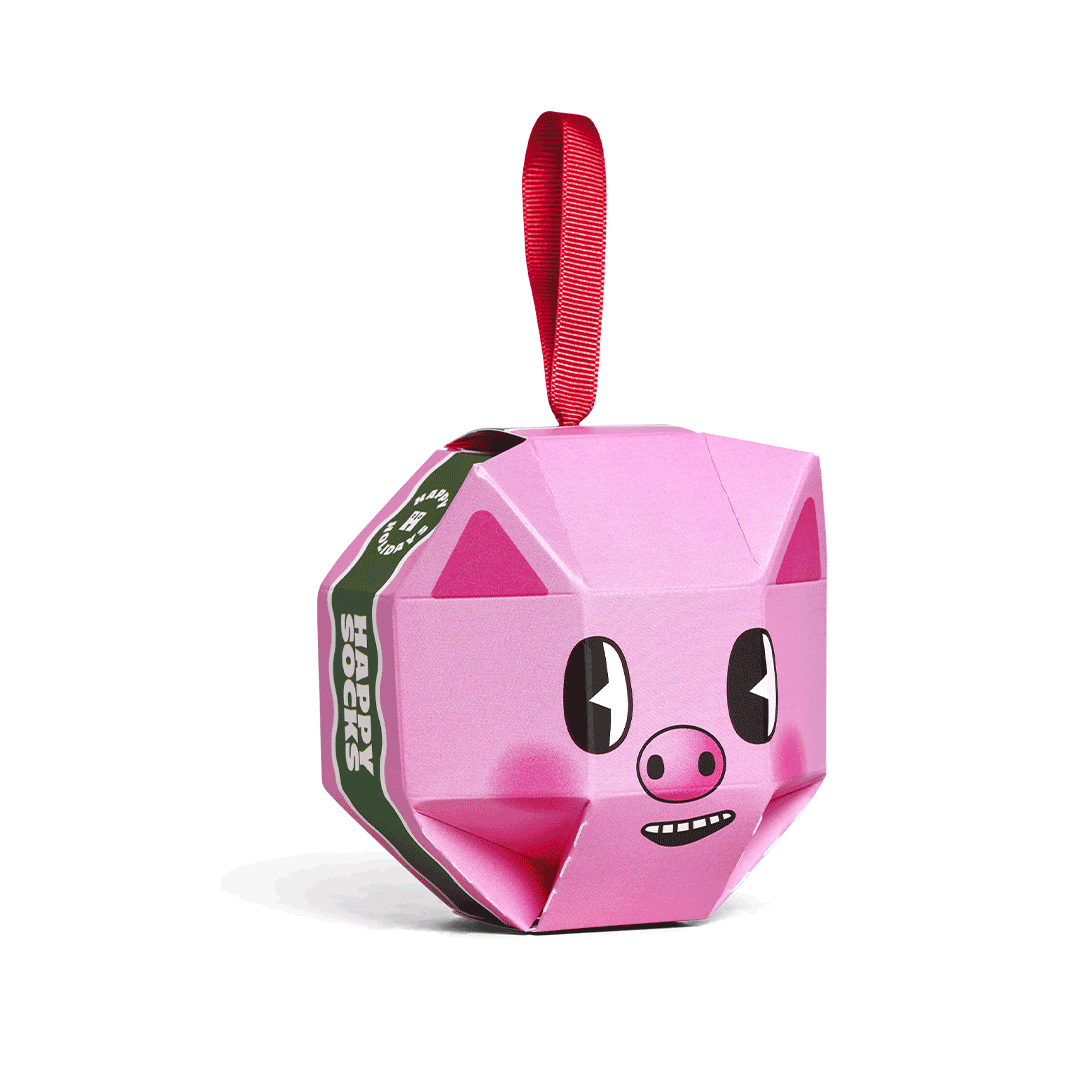 1-Pack Holiday Pig Sock Gift Set