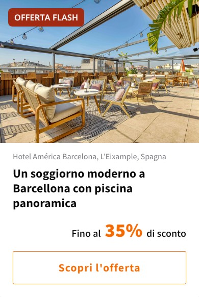 Un soggiorno moderno a Barcellona con piscina panoramica