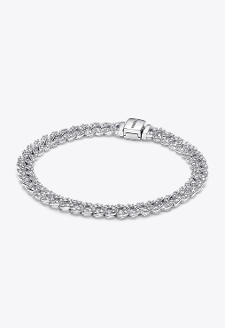 Pavé Cuban Chain Bracelet