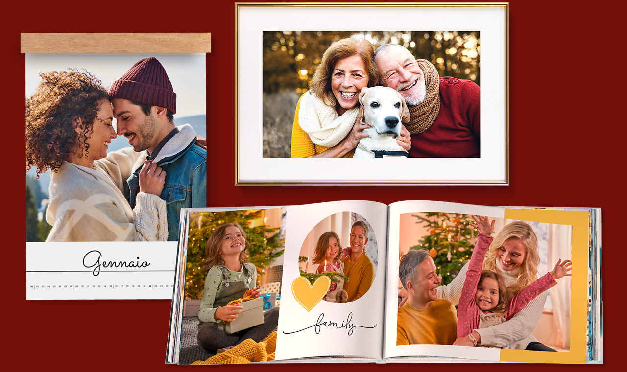 Mix di prodotti personalizzati Pixum