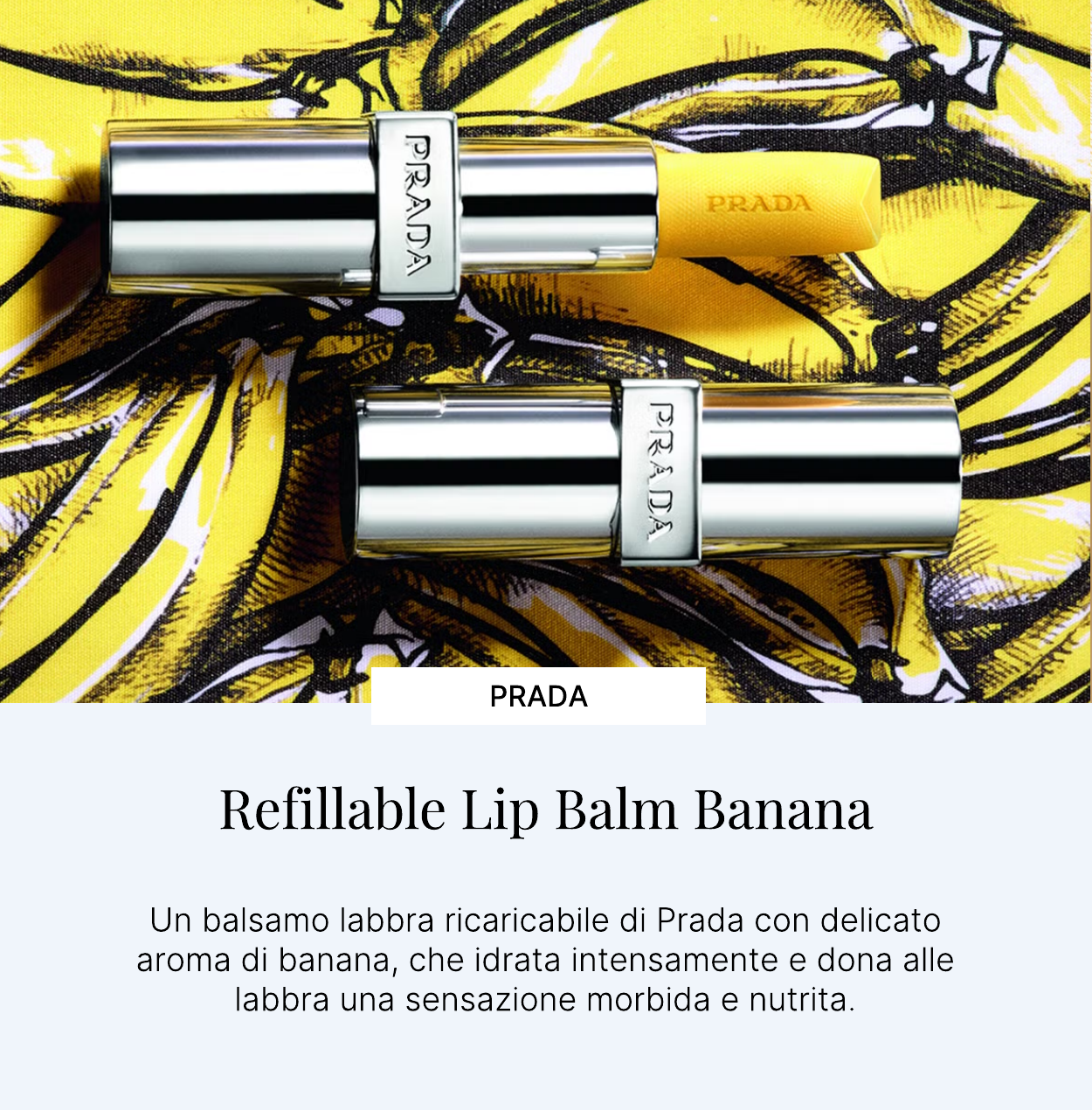 Prada Refillable Lip Balm Banana