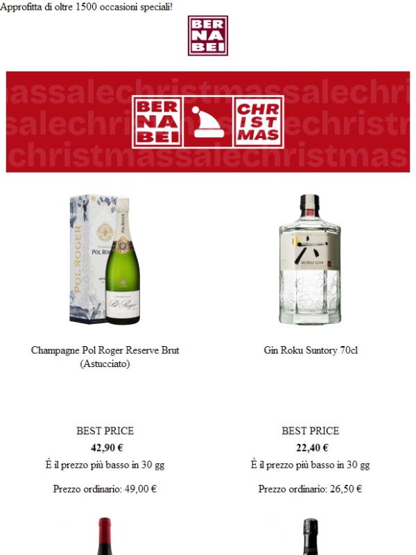 Christmas Sale 🎁 Affari di Natale!