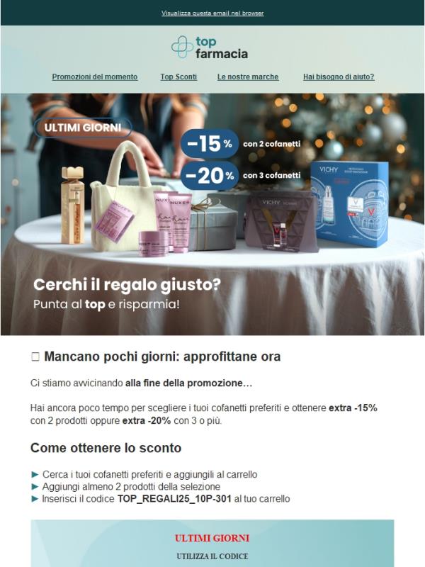 ⏳ Ultimi giorni: fino al -20% sui Cofanetti