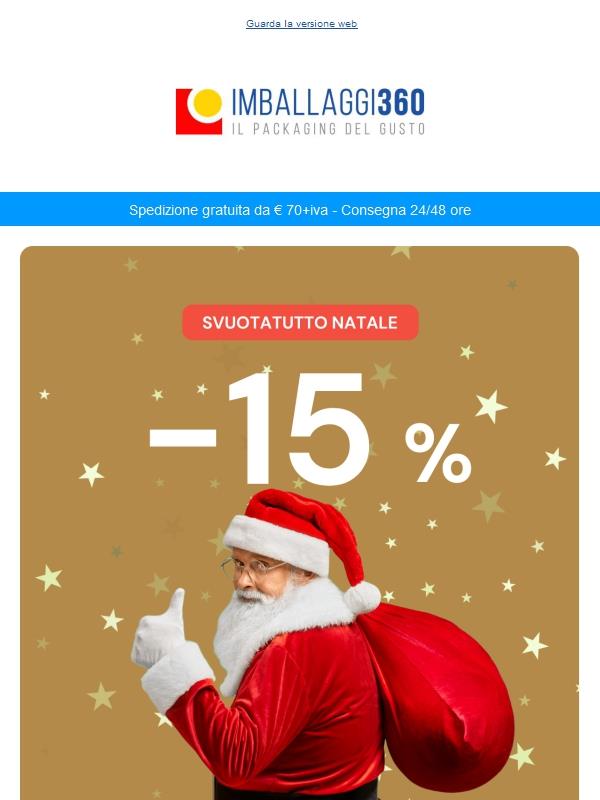 🎄 Ultimi giorni di sconto sulla Collezione Natale!