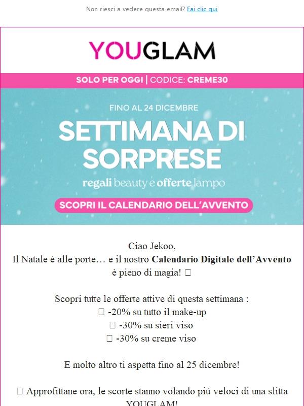 🎄 Regali beauty & offerte lampo: scopri le caselle della settimana!