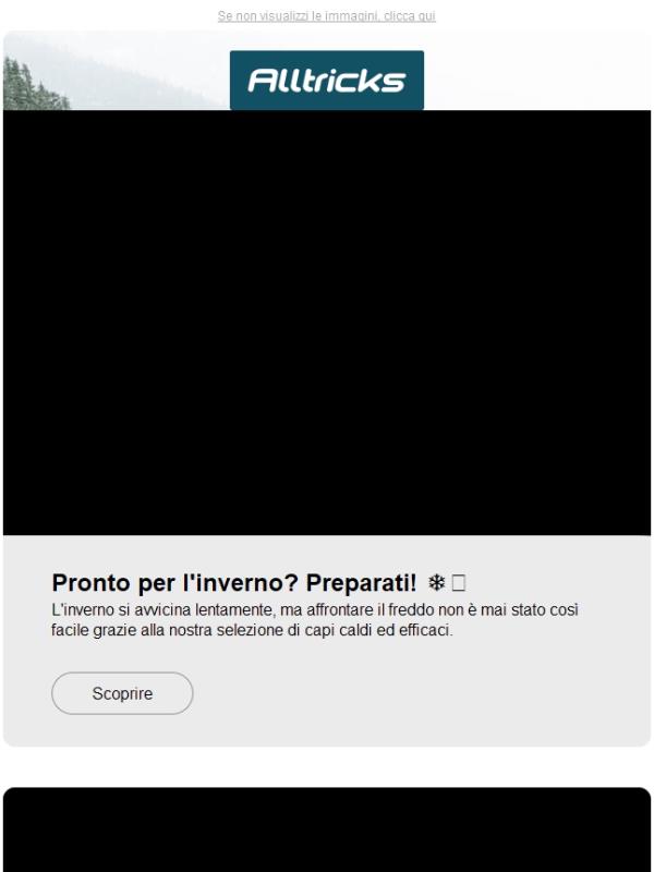 Affronta l'inverno: scopri la nostra selezione invernale