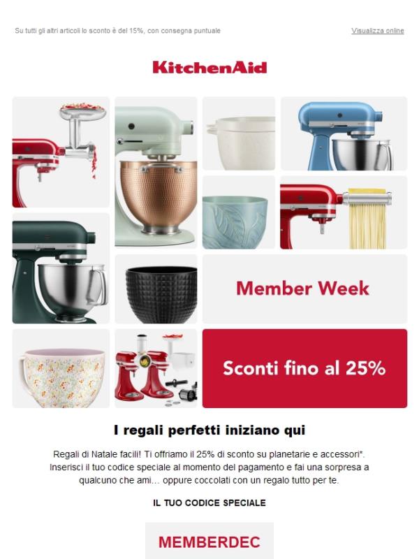 La magia delle feste inizia con 25% di sconto su planetarie e accessori