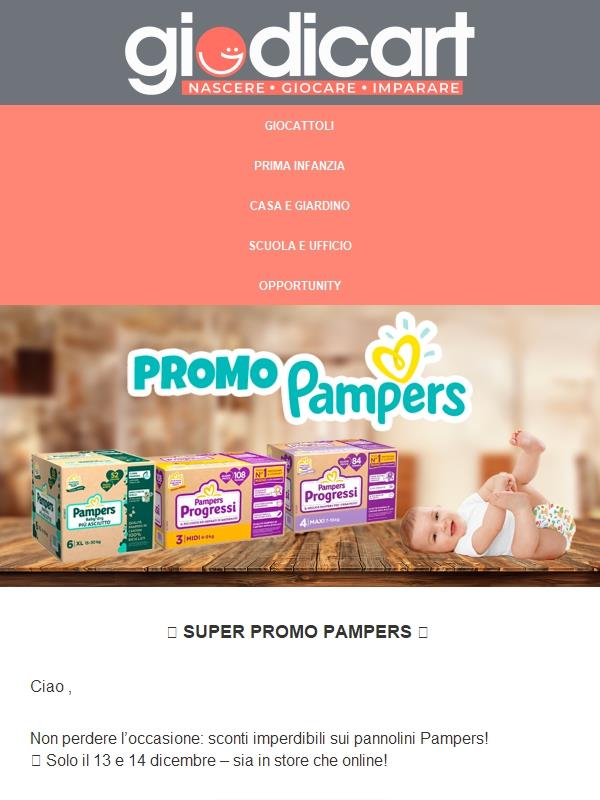 👶🏻 La promo Pampers è qui per te! 👶🏻
