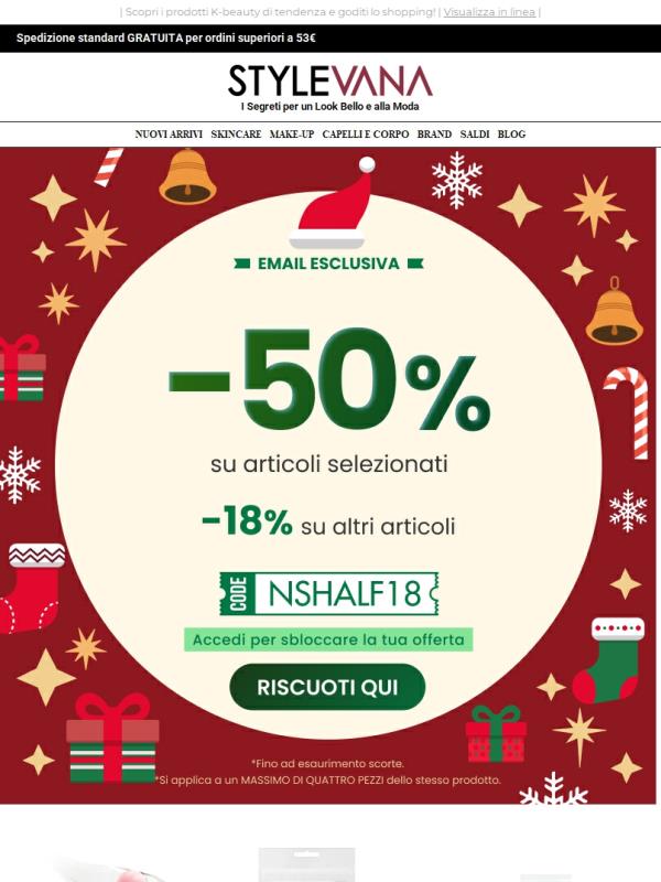 Prendi il -50 % per il 12.12! 🤩