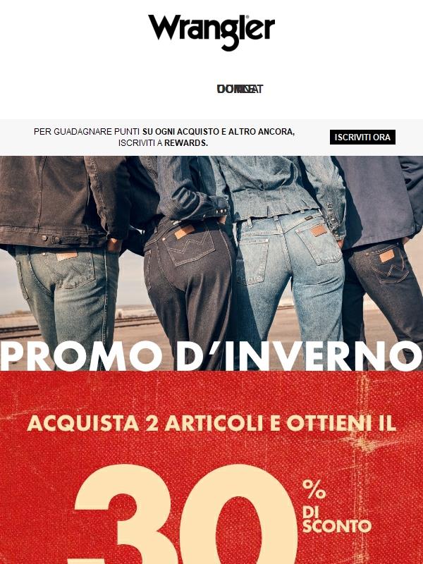 PROMO D'INVERNO: risparmia con stile