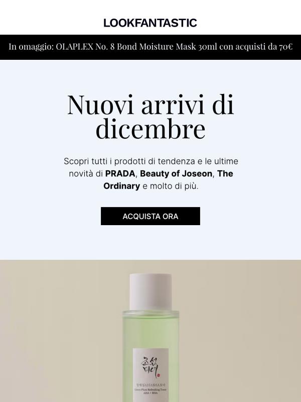 Nuovi arrivi di dicembre