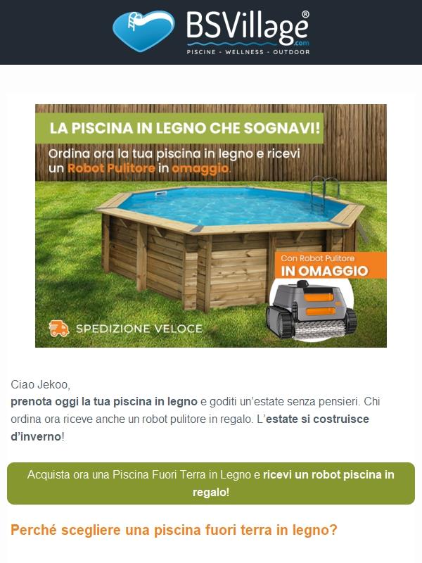 🎁 Ordina ora, monta la piscina con calma per un'estate senza stress