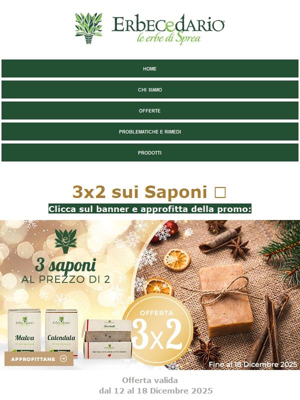 Bolle, natura e risparmio: 3x2 sui saponi 🌿🫧