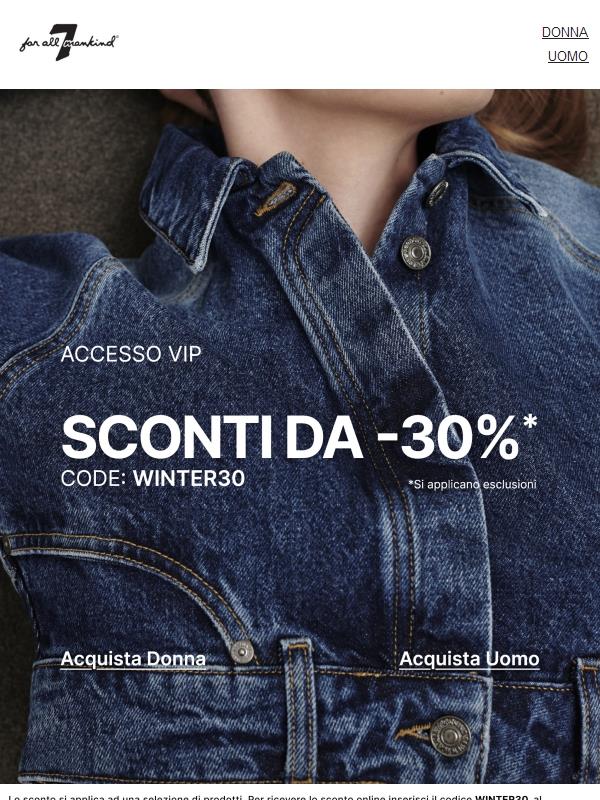 Solo per i membri | Saldi a partire dal 30%