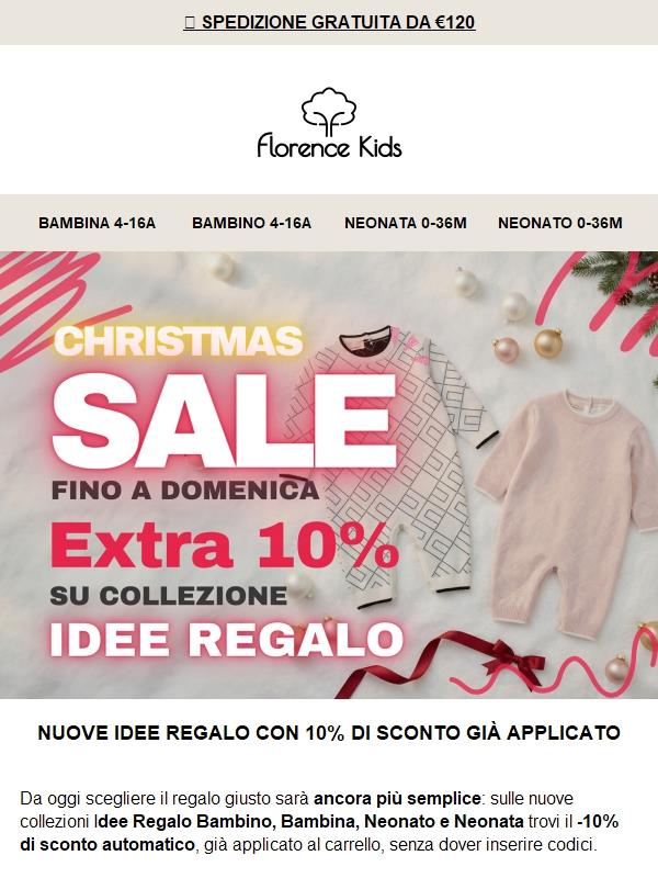 🎁 -10% di sconto automatico sulle IDEE REGALO Florence Kids