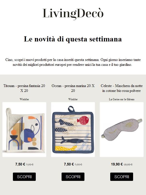 Scopri le novità di questa settimana