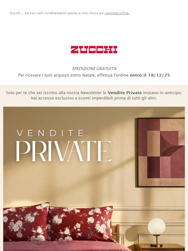 Il tuo accesso esclusivo alle Vendite Private è appena arrivato.