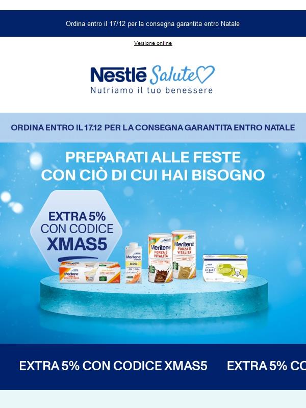 Ricevi i tuoi prodotti in tempo per le feste 🎄