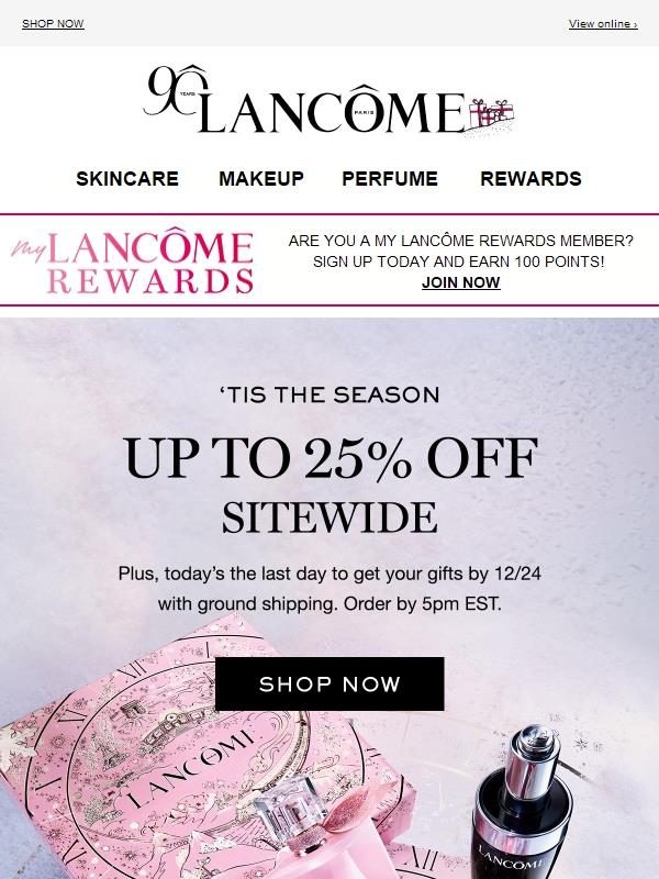 Up to 25% OFF + Ground Shipping Ends TODAY! 🗓️