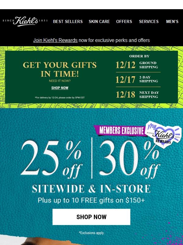 Last Day for Ground Shipping by 12/24 (+ It's All 25% OFF!)