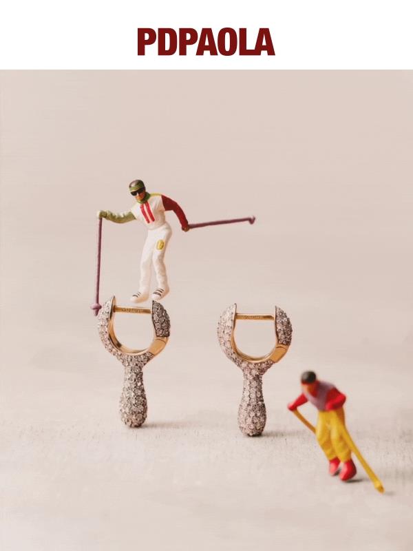 Orecchini ispirati alla magia invernale