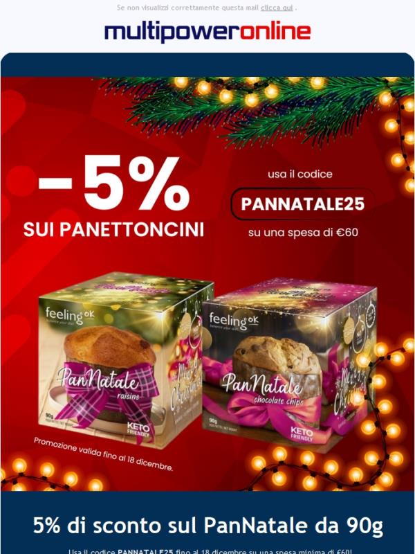 ✨-5% sul PanNatale di Feeling OK! 🤩
