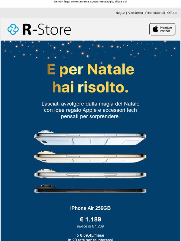 È tempo di regali: le offerte di Natale ti aspettano!