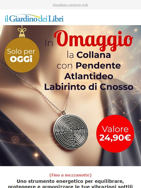 🎁 OMAGGIO: Collana Atlantidea Labirinto di Cnosso | Valore 24,90€ (Solo oggi)