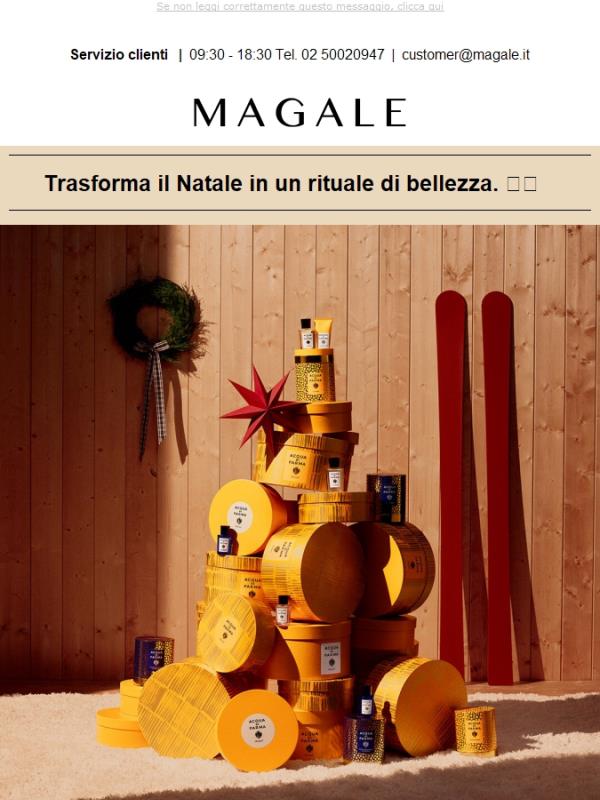 🎁Christmas 2025: Scopri i cofanetti regalo ✨ su Magale.it
