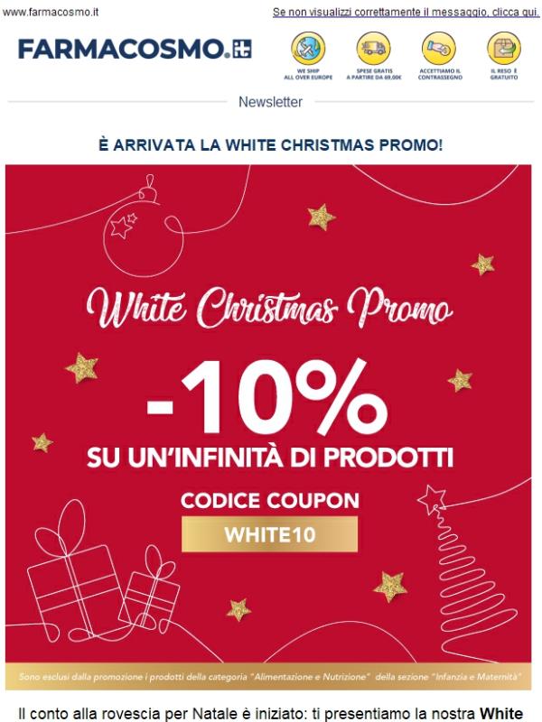 ❄️ -10% su un’infinità di prodotti | White Christmas Promo