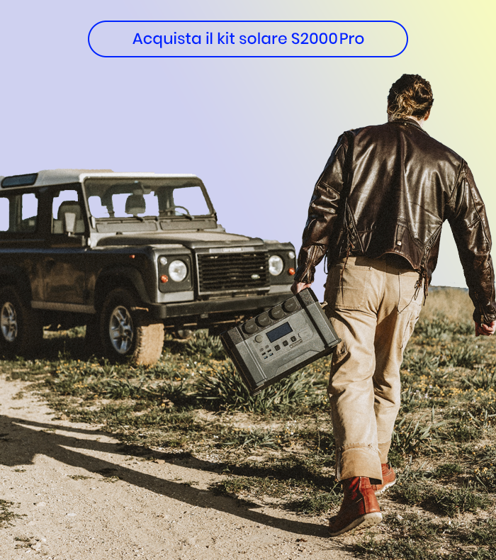S2000 PRO Generatore solare 2400W Kit