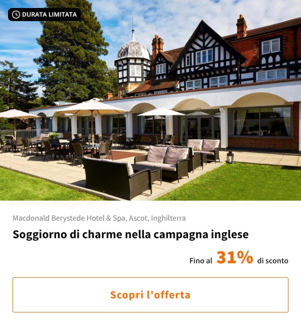 Soggiorno di charme nella campagna inglese