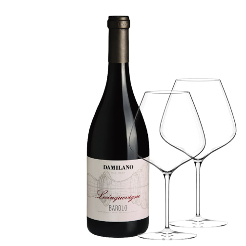 Lecinquevigne Barolo DOCG 2019 - Set 2 Glasses Italesse Masterclass 90 cl