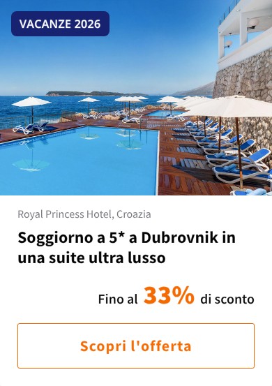 Soggiorno a 5* a Dubrovnik in una suite ultra lusso