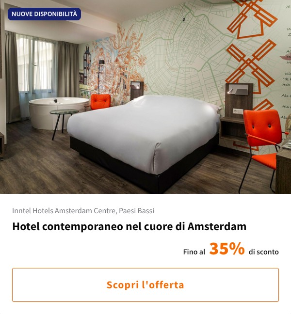 Hotel contemporaneo nel cuore di Amsterdam