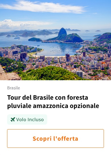 Tour del Brasile con foresta pluviale amazzonica opzionale
