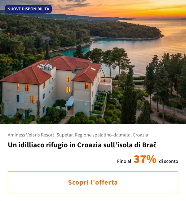 Un idilliaco rifugio in Croazia sull'isola di Brač