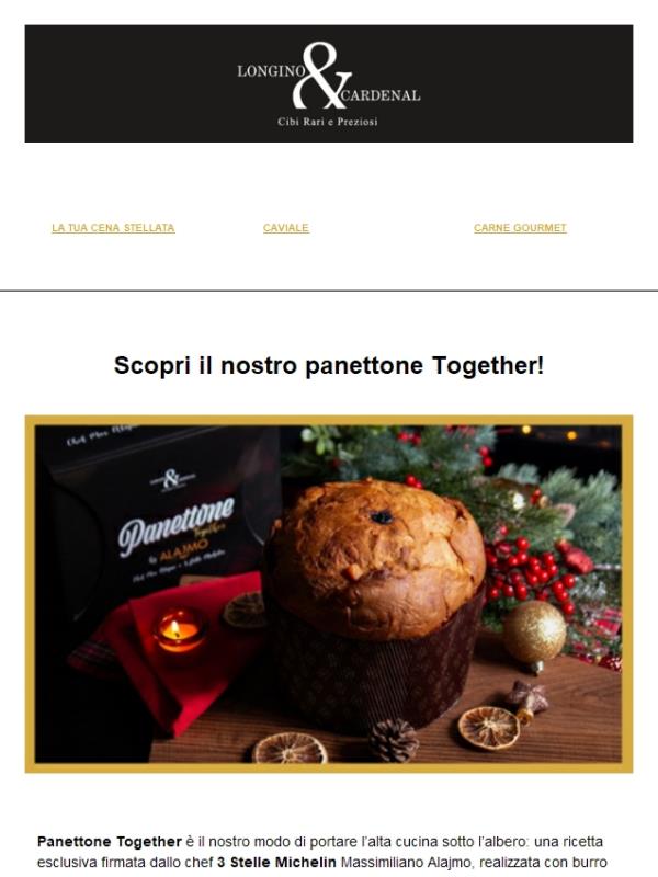 ⭐ Non hai idee per il Dolce di Natale? Scopri il nostro Panettone in Collaborazione con lo Chef 3 Stelle