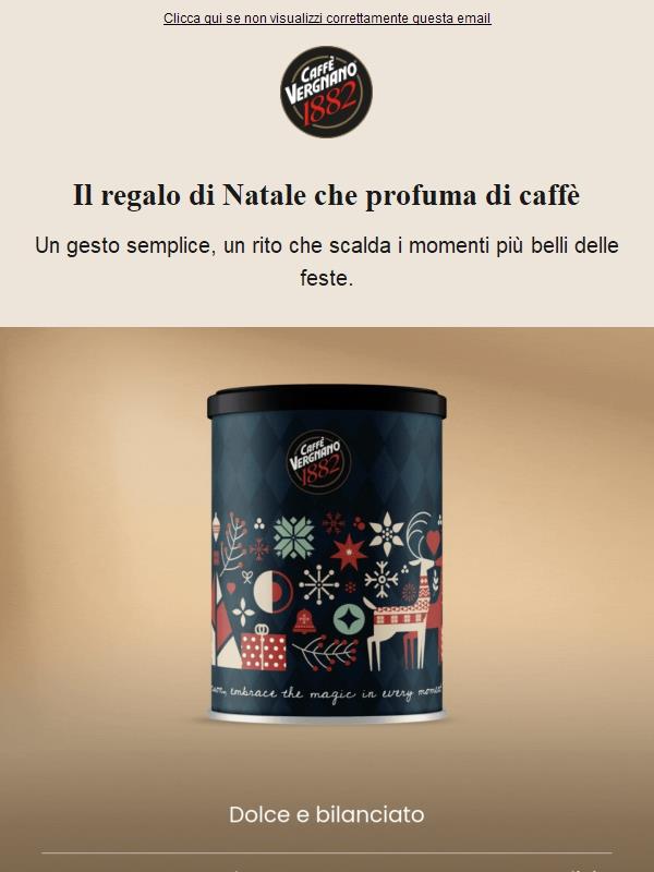 🎄 Il regalo di Natale che profuma di caffè