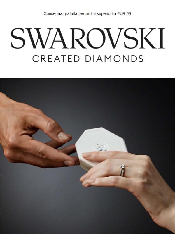 Regala i gioielli Swarovski Created Diamonds