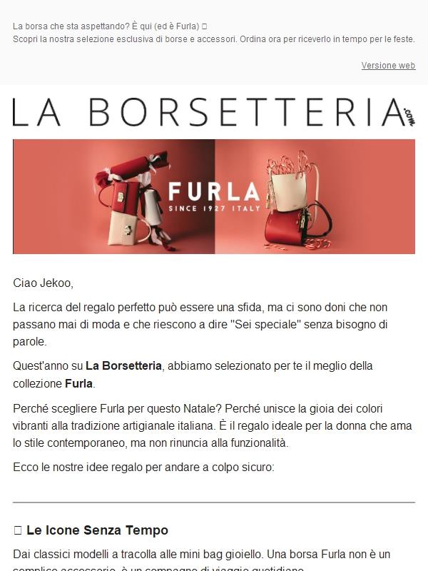 🎁 Questo Natale regala l’eleganza italiana firmata Furla