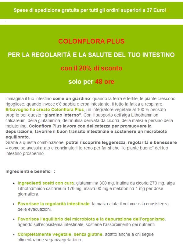 Ritrova il benessere intestinale con Colonflora Plus 🌿